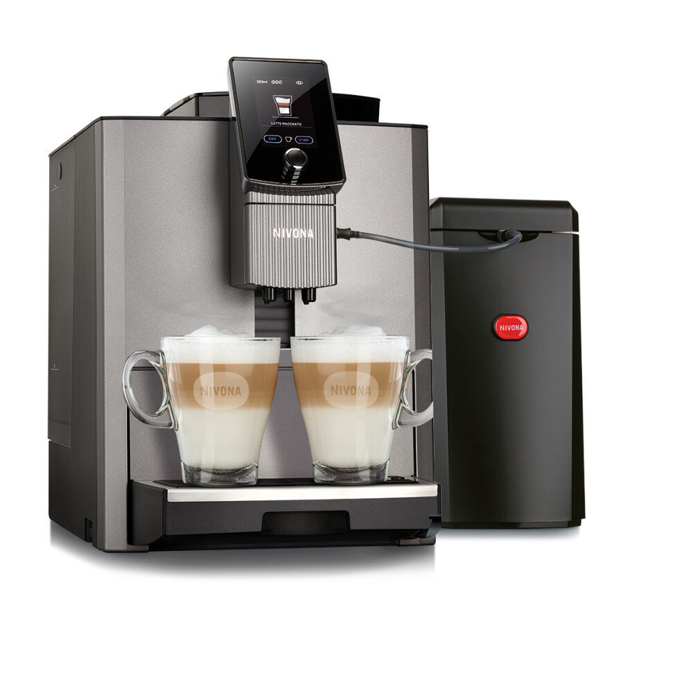 Caffè Latte aus einem Nivona-Kaffeevollautomaten mit Displaysteuerung von Wolfgang Lackner Kommunikationstechnik